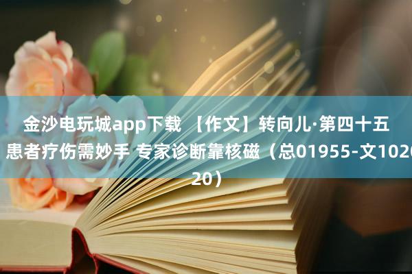 金沙電玩城app下載 【作文】轉向兒·第四十五回 患者療傷需妙手 專家診斷靠核磁(總01955-文1020)